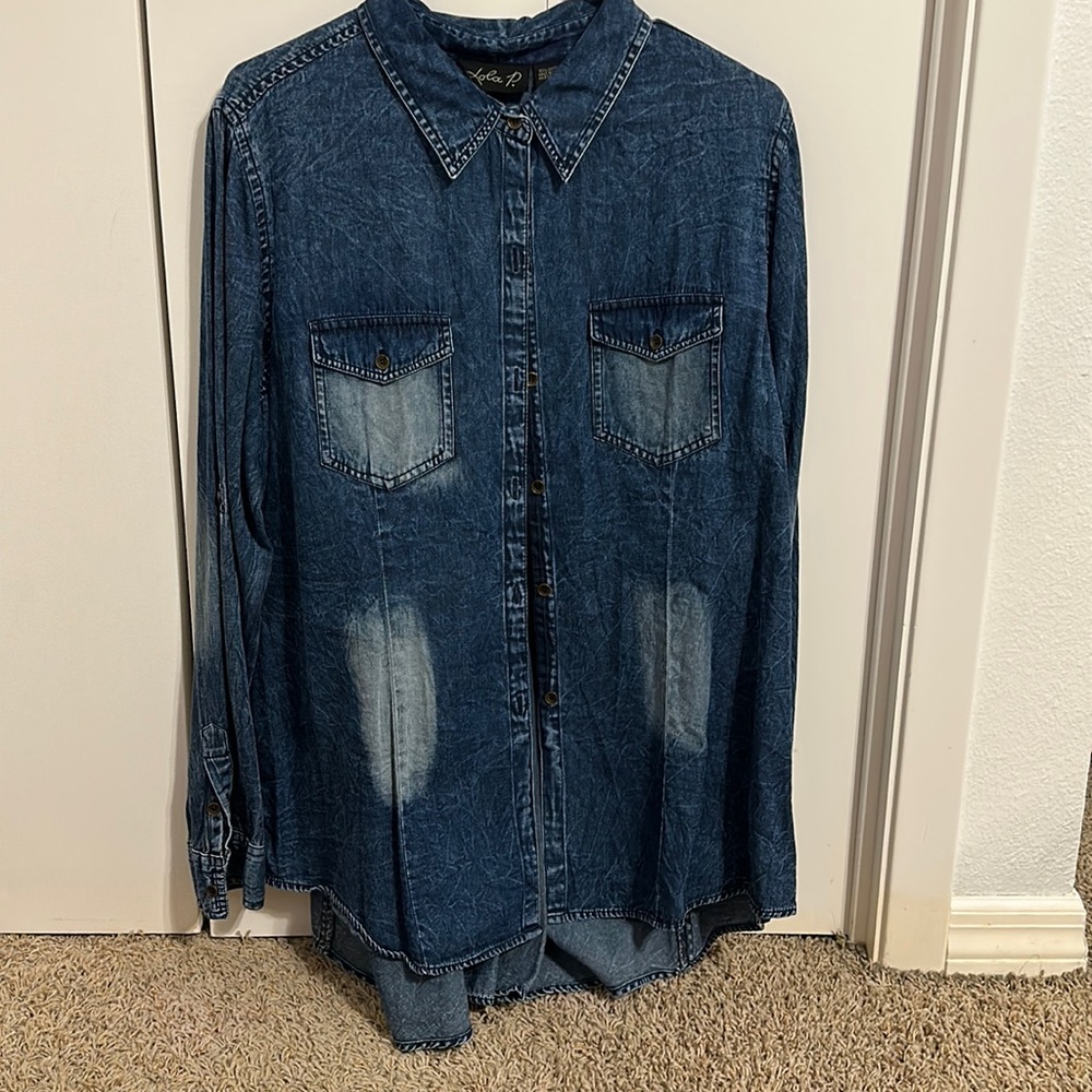 Long Denim shirt
